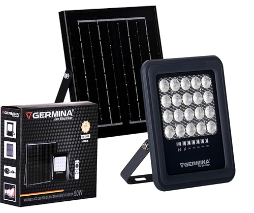 GERMINA DER ELECTRIKER PROYECTOR LED GEMINI DE 50W CON PANEL SOLAR von GERMINA DER ELECTRIKER