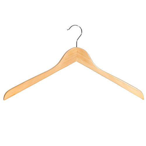 GERSO Standard Holzkleiderbügel platzsparend Kleiderbügel dünn Natur - 5 Stück GERSO Standard Holzkleiderbügel platzsparend Kleiderbügel dünn Natur - 5 Stück von GERSO