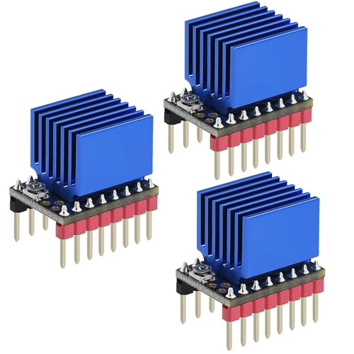 1 Stück TMC2209 V2.0 Schrittmotortreiber Zubehör für 3D-Drucker Ultra leiser Antrieb mit Kühlkörper Unendliches Bit zurück auf Null 1 Stück TMC2209 V2.0 Schrittmotortreiber Zubehör für 3D-Drucker Ultra leiser Antrieb mit Kühlkörper Unendliches Bit zurück auf Null von GERUI