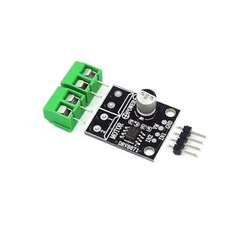 1 pcs DRV8871 Treibermodul 1.5A 2 Kanal H Brücke DC Getriebemotor Treibermodul Board Kompatibel mit 3D Drucker Arduino 3,6A-PWM-Steuermodul, integrierte Schutzfunktion von GERUI