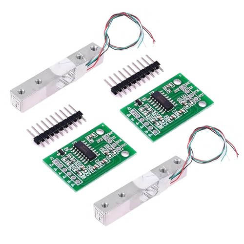 2 Stück 1kg Wägezelle Gewichtssensoren Digitaler Waage Wägezelle + 2 Stück HX711 Wägezelle Gewicht Sensor Modul für Arduino Mikrocontroller DIY 2 Stück 1kg Wägezelle Gewichtssensoren Digitaler Waage Wägezelle + 2 Stück HX711 Wägezelle Gewicht Sensor Modul für Arduino Mikrocontroller DIY von GERUI