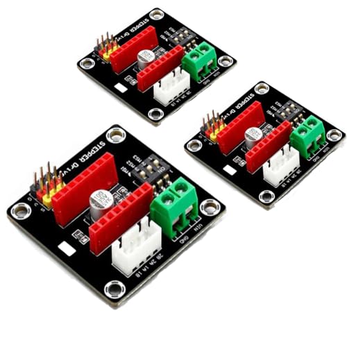 2 Stück Schrittmotortreiber,Erweiterungskarte DRV8825/A4988, Schutzmodul,Steuermodul für 3D-Drucker, kleine Größe, stabiles Modul,für 3D-Drucker und Basteln von GERUI