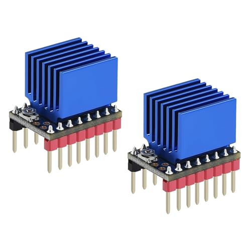 2 Stück TMC2209 V2.0 Schrittmotortreiber Zubehör für 3D-Drucker Ultra leiser Antrieb mit Kühlkörper Unendliches Bit zurück auf Null von GERUI