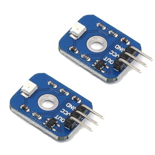 2 Stück UV-Sensormodul 200-370 nm UV-Detektionswellenlänge 3.3V-5V Lichtintensität UV-Detektion Leistungsplatine von GERUI