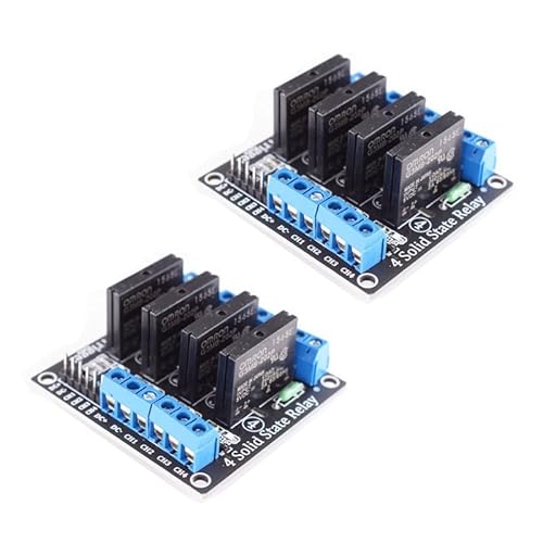 2 x 4 Channel Relay Module 5V DC Solid State Relay Compatible with Arduino and Raspberry Pi,Low Level Trigger Power Switch Board 2 x 4 Channel Relay Module 5V DC Solid State Relay Compatible with Arduino and Raspberry Pi,Low Level Trigger Power Switch Board von GERUI