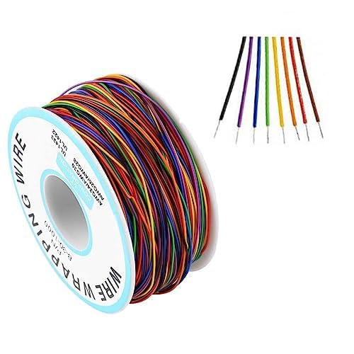 280 Meter Bell Wire Isolation Test 30AWG verzinnte Kupfer feste Kabel hohe Temperatur beständiger Draht Luftfahrtdraht, 8 Farben 280 Meter Bell Wire Isolation Test 30AWG verzinnte Kupfer feste Kabel hohe Temperatur beständiger Draht Luftfahrtdraht, 8 Farben von GERUI