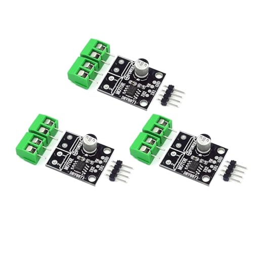 3 Stück DRV8871 Treibermodul 1.5A 2 Kanal H Brücke DC Getriebemotor Treibermodul Board Kompatibel mit 3D Drucker Arduino 3,6A-PWM-Steuermodul, integrierte Schutzfunktion von GERUI