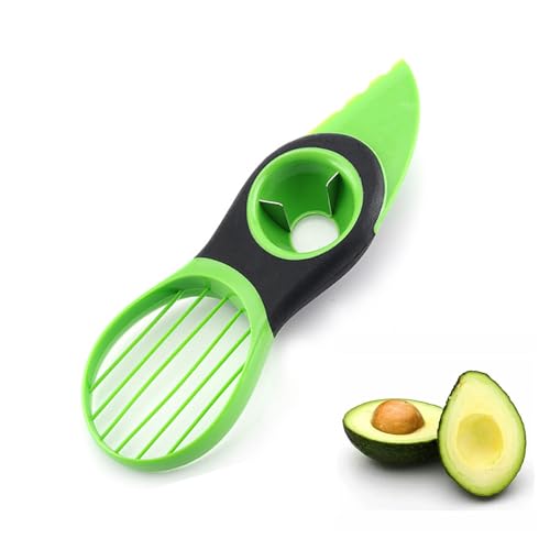 3-in-1-Avocadoschneider Küchenschneider Obstschäler Separator Kunststoff avocado schneider Messer Küche Gemüse Werkzeuge von GERUI