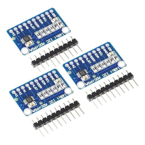 3 pcs ADS GERUI-1115 (16 Bit) analogue-digital converter ADC development board module, low power consumption (20uA), can be used on current detection and portable low-speed instruments von GERUI