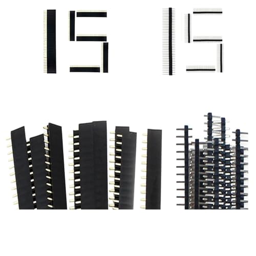 30 Stücke 2.54mm 10Pin Header Männlich und Weiblich Stiftleiste PCB Löten Buchsenleiste Lötpins Lochrasterplatine platinen steckverbinder Prototyp Shield von GERUI