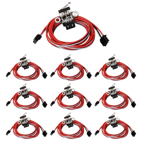 3D Printer Switch, 3D-Drucker-Teilezubehör, horizontaler Schalter, Mikro-Endschalter mit 3-poligem Kabel für RAMPS 1.4 3D-Drucker,3D Drucker Limited Switch Mechanisches Endstop-Schaltermodul 3D Printer Switch, 3D-Drucker-Teilezubehör, horizontaler Schalter, Mikro-Endschalter mit 3-poligem Kabel für RAMPS 1.4 3D-Drucker,3D Drucker Limited Switch Mechanisches Endstop-Schaltermodul von GERUI