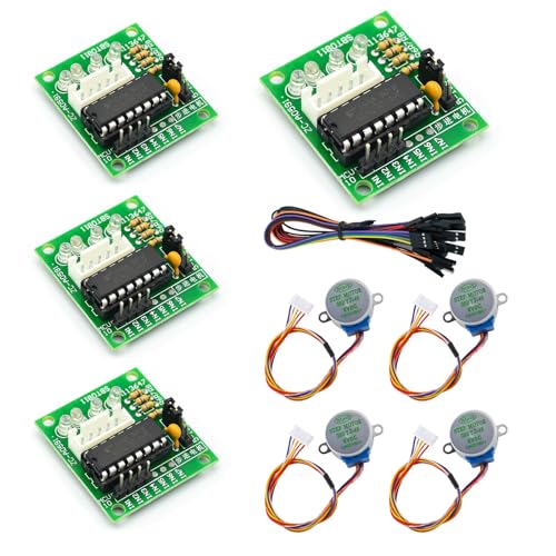 4 Sets 28BYJ-48 ULN2003 5V Stepper Motor + ULN2003 Driver Board für Arduino 4 Sets 28BYJ-48 ULN2003 5V Stepper Motor + ULN2003 Driver Board für Arduino von GERUI