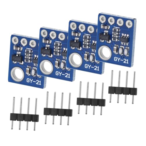 4 Stücks GY-21 HTU21 Feuchtigkeit und Temperatur Sensor modul Feuchtigkeitssensormodul I2C-Schnittstelle von GERUI