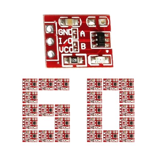 60pcs TTP223 Touch-Button-Modul Kondensator-Typ Einkanal-Selbstverriegelung Touch-Sensor 60pcs TTP223 Touch-Button-Modul Kondensator-Typ Einkanal-Selbstverriegelung Touch-Sensor von GERUI