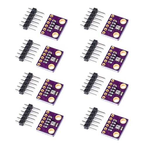 GERUI 8 Stück Hochpräziser 3.3V Luftdruck-Sensor-Modul für Luftdruckmessung, Lila, Leiterplattenmontage, Kunststoff, Schraube, Elektronikbauteil von GERUI
