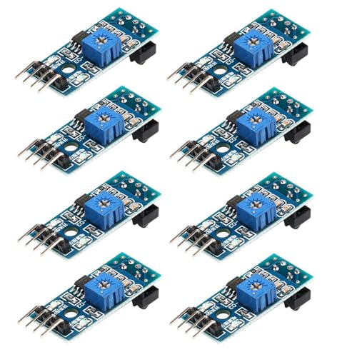 GERUI 8 Stück TCRT5000 Infrarot-Reflektor-Sensor-Module,Digitales Licht Intensitätssensormodul ,Sechsdraht-Schnittstelle DC 3.3V-5 V GERUI 8 Stück TCRT5000 Infrarot-Reflektor-Sensor-Module,Digitales Licht Intensitätssensormodul ,Sechsdraht-Schnittstelle DC 3.3V-5 V von GERUI