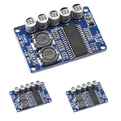 GERUI 3 Stück TDA8932 Digital Power Amplifier Board Gleichspannung 10-30V 35W Mono Amplifier Module TDA8932 für aktive Lautsprecher, elektroakustische Projekte und Audioanwendungen von GERUI