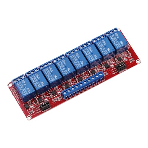 GERUI 8 kanal Relaismodul 12V/24 8 kanal Relaismodul Relaisschalter mit OPTO-Isolierung High Low Level Trigger Relais Modul OptokopplerUnterstützung Hoch und Niedrig Trigger (12V) von GERUI