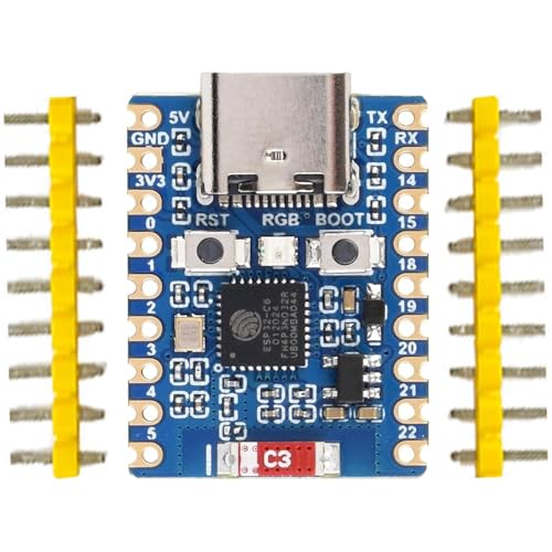 GERUI ESP32-C6 Entwicklungsplatine, basierend auf ESP32-C6FH4 Mikrochip-32-Bit Single Core Prozessor, 160MHz Betriebsfrequenz, 2.4GHz WiFi 6 und BT5, ESP32 Entwicklungsplatine GERUI ESP32-C6 Entwicklungsplatine, basierend auf ESP32-C6FH4 Mikrochip-32-Bit Single Core Prozessor, 160MHz Betriebsfrequenz, 2.4GHz WiFi 6 und BT5, ESP32 Entwicklungsplatine von GERUI