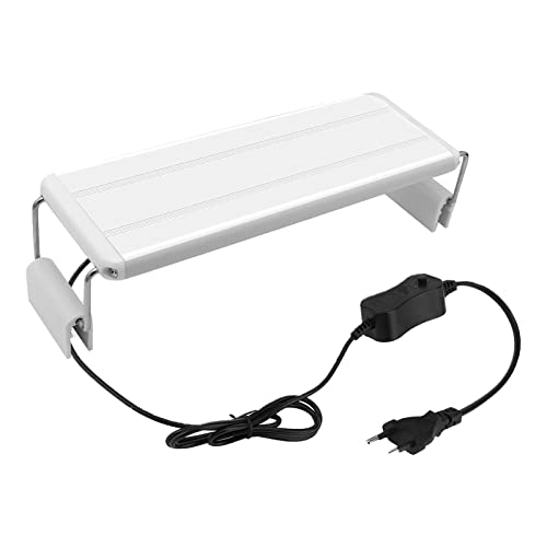 Ultradünne LED-Aquarium weiße Licht Clip Halterung Lampe, Aquarium Beleuchtung Wassergraslampe, LED Teleskop, Aquarium Halterung Lampe, Korallenriff Betrachtungslampe, 6W von GERUI