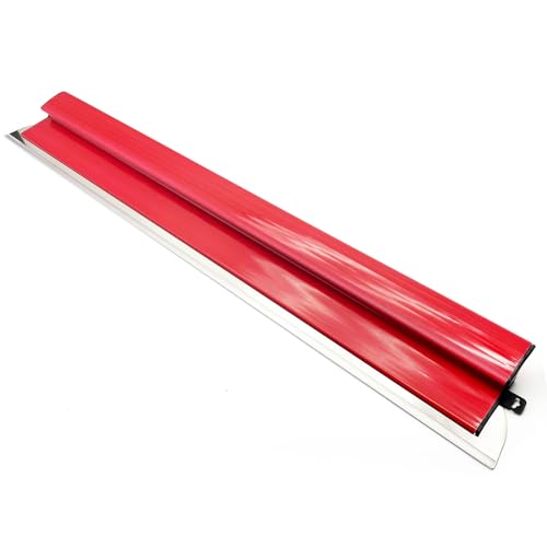 Glättspachtel Trockenbau-Abziehklinge 100cm glatte Oberfläche Präzisionsklingaus 0.5 mm Edelstahl (austauschbar),Trockenbau-Abziehklinge für Trockenbau/Tapeten/Gipskarton von GERXWADJCD