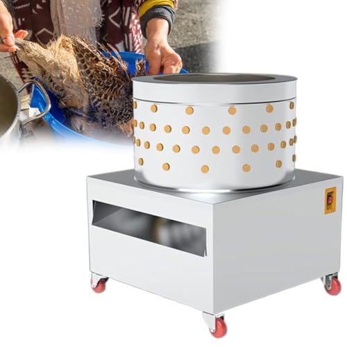 GESAIDES Hühnerrupfmaschine, Truthahn-Federentferner, Geflügelmaschine, 3000 W, 1450 U/min, Hochleistungs-Federrupfmaschine, für 4–6 Hühner auf Einmal GESAIDES Hühnerrupfmaschine, Truthahn-Federentferner, Geflügelmaschine, 3000 W, 1450 U/min, Hochleistungs-Federrupfmaschine, für 4–6 Hühner auf Einmal von GESAIDES