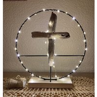Kreuz Aus Treibholz 32x30cm. Spendet Trost Und Gibt Hoffnung von GESCHENKEundMEER