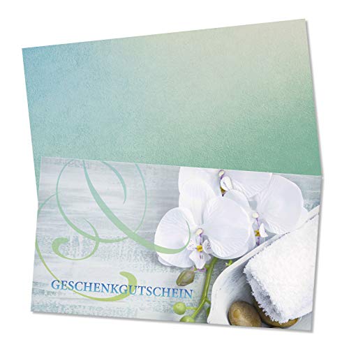 GESCHENKGUTSCHEINcom by POS-HAUER. Gutschein-Set. 50x Gutschein + Kuvert. Für Massage Physio und andere Dienstleister, blanko zum selber Ausfüllen. von GESCHENKGUTSCHEINcom by POS-HAUER