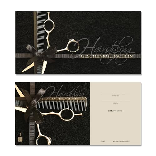 GESCHENKGUTSCHEINcom by POS-HAUER. 10 Gutscheine, blanko zum selber Ausfüllen. Für Friseure Friseursalons Haarstudios. von GESCHENKGUTSCHEINcom by POS-HAUER