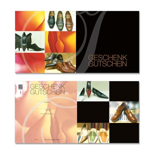 GESCHENKGUTSCHEINcom by POS-HAUER. 10 Gutscheine, blanko zum selber Ausfüllen. Für Schuhe Schuhgeschäfte Schuhmacher. Schuhgutschein. von GESCHENKGUTSCHEINcom by POS-HAUER