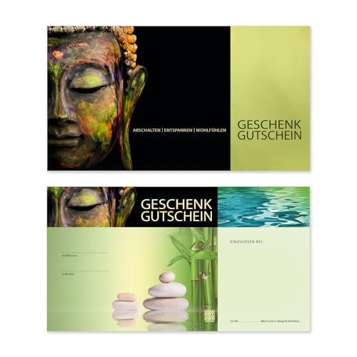 GESCHENKGUTSCHEINcom by POS-HAUER. 10 Gutscheine, blanko zum selber Ausfüllen. Für Massage Kosmetik Physiotherapie. von GESCHENKGUTSCHEINcom by POS-HAUER