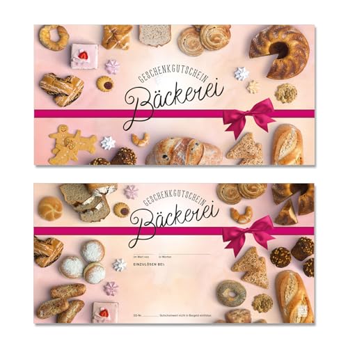 GESCHENKGUTSCHEINcom by POS-HAUER. 100 Gutscheine, blanko zum selbst Ausfüllen. Für Bäckerei Konditorei Lebensmittelhandel. Bäckergutscheine. von GESCHENKGUTSCHEINcom by POS-HAUER