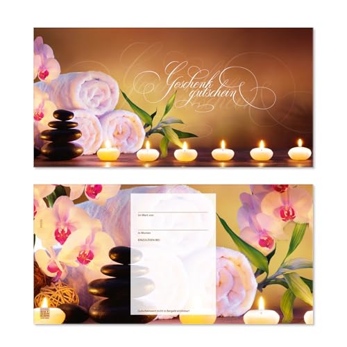 GESCHENKGUTSCHEINcom by POS-HAUER. 100 Gutscheine, blanko zum selbst Ausfüllen. Für Kosmetik Wellness Massage Physiotherapie. von GESCHENKGUTSCHEINcom by POS-HAUER