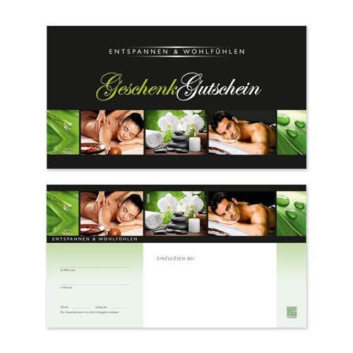 GESCHENKGUTSCHEINcom by POS-HAUER. 25 Gutscheine, blanko zum selbst Ausfüllen. Für Massagen Kosmetik Kosmetikbehandlungen Firmen. von GESCHENKGUTSCHEINcom by POS-HAUER