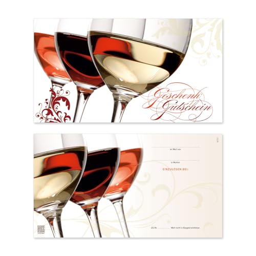 GESCHENKGUTSCHEINcom by POS-HAUER. 50 Gutscheine. Blanko zum Selberausfüllen. Für Vinotheken Weinhändler Getränkehandel. von GESCHENKGUTSCHEINcom by POS-HAUER
