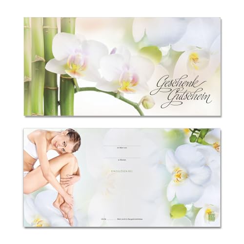 GESCHENKGUTSCHEINcom by POS-HAUER. 50 Gutscheine. Blanko zum Selbstausfüllen. Für Kosmetikinstitut Wellness Spa. Kosmetikgutscheine. von GESCHENKGUTSCHEINcom by POS-HAUER