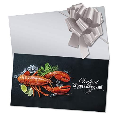GESCHENKGUTSCHEINcom by POS-HAUER. Gutschein-Set. 100x Gutschein + Kuvert + Schleife. Für Fisch Meeresfrüchte Fischhandel, blanko zum selber Ausfüllen. GESCHENKGUTSCHEINcom by POS-HAUER. Gutschein-Set. 100x Gutschein + Kuvert + Schleife. Für Fisch Meeresfrüchte Fischhandel, blanko zum selber Ausfüllen. von GESCHENKGUTSCHEINcom by POS-HAUER