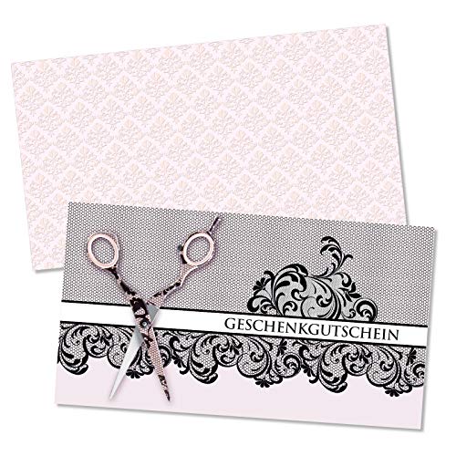 GESCHENKGUTSCHEINcom by POS-HAUER. Gutschein-Set. 100x Gutschein + Kuvert. Für Friseursalons. Blanko Formulare zum selbst Ausfüllen. GESCHENKGUTSCHEINcom by POS-HAUER. Gutschein-Set. 100x Gutschein + Kuvert. Für Friseursalons. Blanko Formulare zum selbst Ausfüllen. von GESCHENKGUTSCHEINcom by POS-HAUER