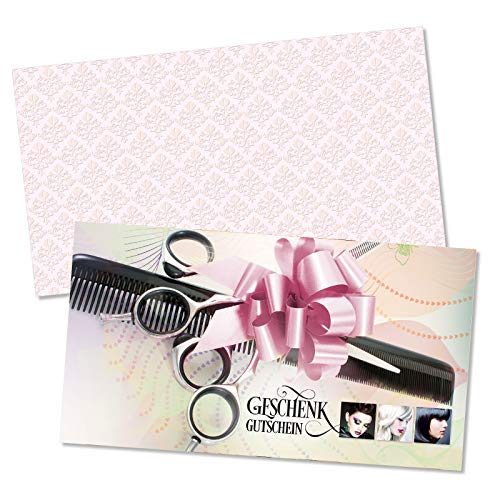 GESCHENKGUTSCHEINcom by POS-HAUER. Gutschein-Set. 100x Gutschein + Kuvert. Für Friseursalons. Blanko Formulare zum selbst Ausfüllen. GESCHENKGUTSCHEINcom by POS-HAUER. Gutschein-Set. 100x Gutschein + Kuvert. Für Friseursalons. Blanko Formulare zum selbst Ausfüllen. von GESCHENKGUTSCHEINcom by POS-HAUER
