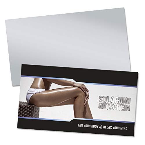 GESCHENKGUTSCHEINcom by POS-HAUER. Gutschein-Set. 50x Gutschein + Kuvert. Für Sonnenbank Bräunungsstudio Solarium, blanko zum selber Ausfüllen. GESCHENKGUTSCHEINcom by POS-HAUER. Gutschein-Set. 50x Gutschein + Kuvert. Für Sonnenbank Bräunungsstudio Solarium, blanko zum selber Ausfüllen. von GESCHENKGUTSCHEINcom by POS-HAUER