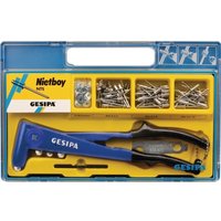Blindnietsortiment Nietboy 135tlgZange NTS uBlindniete D4mm iKuKoffer von GESIPA