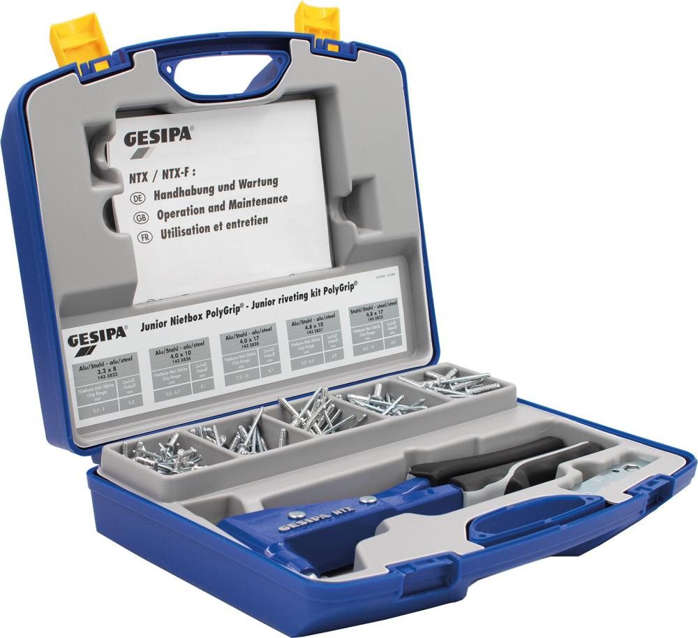 GESIPA Blindniete Gesipa Junior-Box mit PolyGrip-Blindnieten GESIPA Blindniete Gesipa Junior-Box mit PolyGrip-Blindnieten von GESIPA