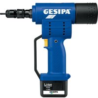 Blindnietmuttern-Setzgeraet FireBird (mit 1 Li-Ion Akku 2,0 Ah / Ladegera - Gesipa von GESIPA