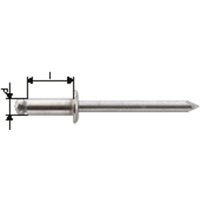 Gesipa Blindniete A2-Edelstahl 4,8 x 14 Gesipa Blindniete A2-Edelstahl 4,8 x 14 von GESIPA