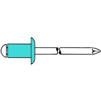 Blindniete A2-Edelstahl 3 x 8 500 Stk - Gesipa von GESIPA