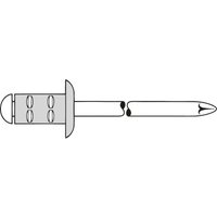 Gesipa Blindniettechnik - Gesipa PolyGrip Blindniete Alu/Nirosta 4 x 10 von GESIPA BLINDNIETTECHNIK