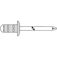 Gesipa Blindniettechnik - Gesipa PolyGrip Blindniete Alu/Nirosta 4,8 x 15 von GESIPA BLINDNIETTECHNIK