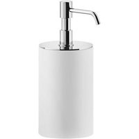 Gessi - Rilievo, Seifenspender Standversion, Becher weiß matt, von GESSI