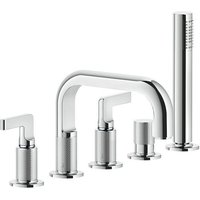Inciso- 2-Hebel-Griff-5-Loch-Wannenrand-Armatur, - Gessi von GESSI