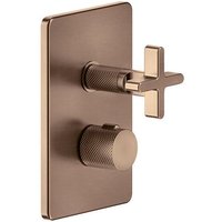 Inciso Dusche Fertigmontageset, für UP-Thermostatmischer, - Gessi von GESSI